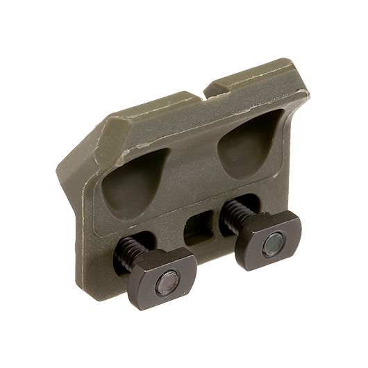 IMI M-LOK 45 Grad Offset Mount Polymer Halterung mit 21mm Schiene oliv Bild 1