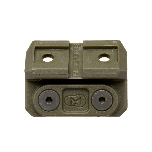 IMI M-LOK 45 Grad Offset Mount Polymer Halterung mit 21mm Schiene oliv Bild 2