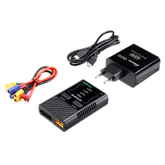 Gens Ace Imars Mini G-Tech Charger Ladegert f. LiPo / LiFe 2-4 / NiMH 2-12 5A 60W 5-20 / 230V