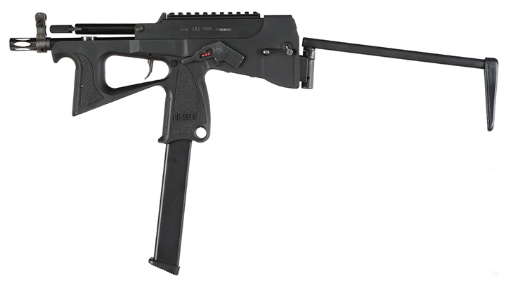 Modify PP-2000 Submachine Gun Polymer GBB 6mm BB schwarz inkl. E-Magazin / Koffer - Special Edition Bild 1