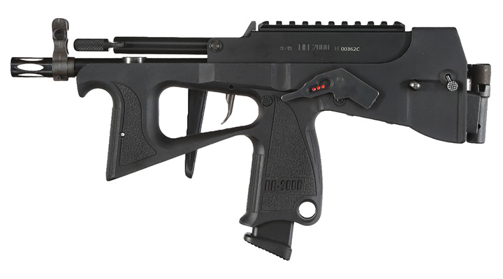 Modify PP-2000 Submachine Gun Polymer GBB 6mm BB schwarz inkl. E-Magazin / Koffer - Special Edition Bild 2