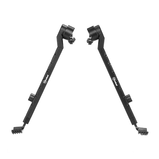 Firefield KeyMod / 20 - 22mm Scarab Side-Mount Zweibein 215 - 285 mm mit Metallfe schwarz Bild 1