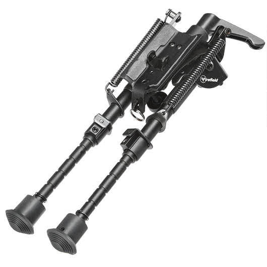 Firefield Stronghold Metall Zweibein 140 - 215 mm mit Gummife und 20 - 22mm- / Sniper-Halterung schwarz Bild 6