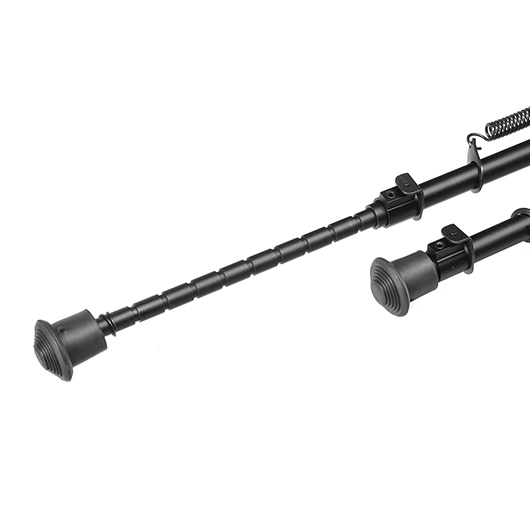 Firefield Compact Metall Zweibein 220 - 370 mm mit Gummife und 20 - 22mm- / Sniper-Halterung schwarz Bild 5