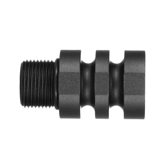 Action Army AAP-01C CNC Aluminium Silencer Adapter 14mm- schwarz Bild 4