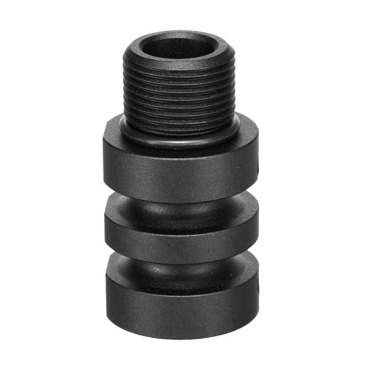 Action Army AAP-01C CNC Aluminium Silencer Adapter 14mm- schwarz Bild 6