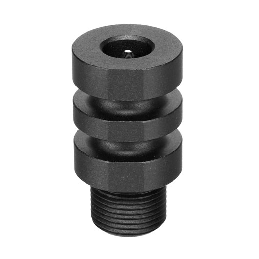 Action Army AAP-01C CNC Aluminium Silencer Adapter 14mm- schwarz Bild 7