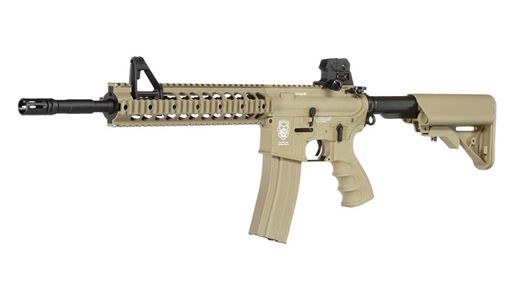 G&G GR15 RIS Raider XL BlowBack AEG 6mm BB Desert Tan