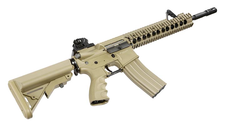 G&G GR15 RIS Raider XL BlowBack AEG 6mm BB Desert Tan Bild 4