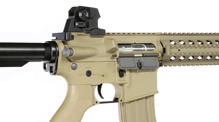 G&G GR15 RIS Raider BlowBack AEG 6mm BB Desert Tan Bild 8