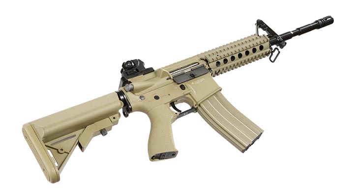 G&G GR15 RIS Raider L BlowBack AEG 6mm BB Desert Tan Bild 4