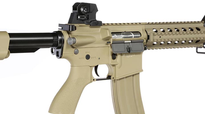 G&G GR15 RIS Raider L BlowBack AEG 6mm BB Desert Tan Bild 8