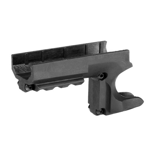 MP Airsoft 21mm Polymer Adapterschiene f. Hi-Capa GBB Pistolen schwarz Bild 1