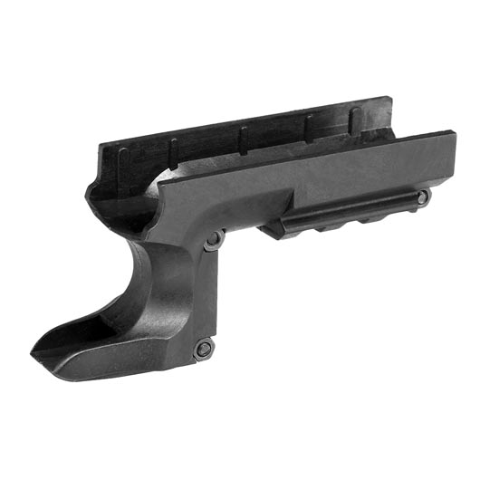 MP Airsoft 21mm Polymer Adapterschiene f. Hi-Capa GBB Pistolen schwarz Bild 2