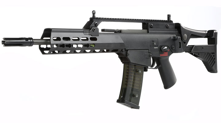 Versandrückläufer Ares Heckler & Koch G36K KeyMod IDZ EFC-System EBB BlowBack S-AEG 6mm BB schwarz