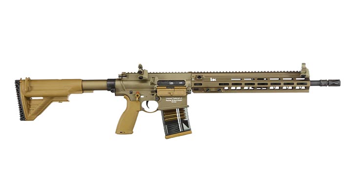 Heckler & Koch HK M110 A1 V3 Mosfet Vollmetall S-AEG 6mm BB grnbraun Bild 2