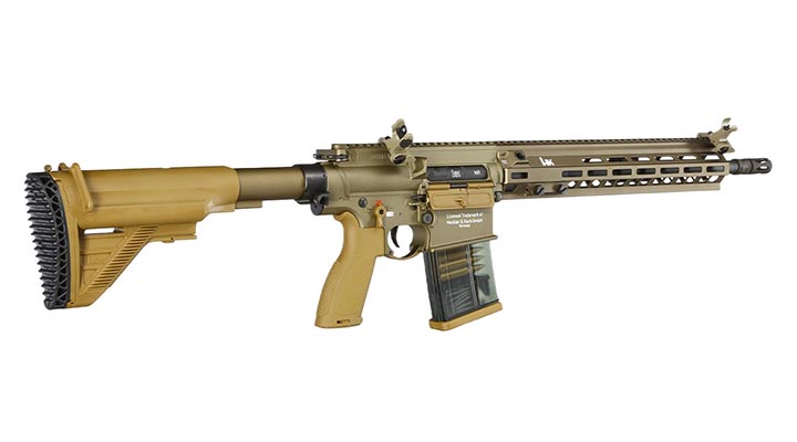 Heckler & Koch HK M110 A1 V3 Mosfet Vollmetall S-AEG 6mm BB grnbraun Bild 3