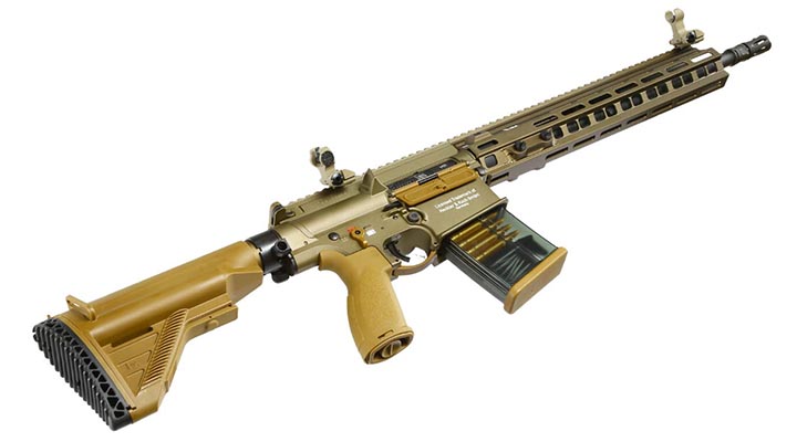 Heckler & Koch HK M110 A1 V3 Mosfet Vollmetall S-AEG 6mm BB grnbraun Bild 4
