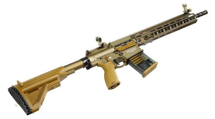Heckler & Koch HK M110 A1 V3 Mosfet Vollmetall S-AEG 6mm BB grnbraun Bild 5