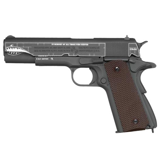 Cybergun Colt M1911A1 Vollmetall CO2 BlowBack 6mm BB matt-grau - 75th D-Day Collectors Edition Bild 1