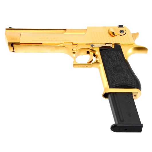 Wei-ETech Desert Eagle .50AE Vollmetall GBB 6mm BB Electroplated Gold Bild 5