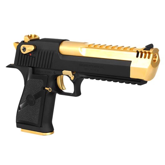 Wei-ETech Desert Eagle L6 .50AE Vollmetall GBB 6mm BB Electroplated Gold - schwarz Special Edition Bild 7