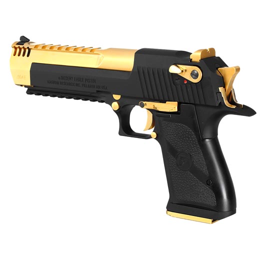 Wei-ETech Desert Eagle L6 .50AE Vollmetall GBB 6mm BB Electroplated Gold - schwarz Special Edition Bild 8