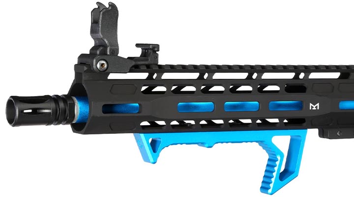 Cybergun Colt M4 Hornet Blue Fox Vollmetall Komplettset S-AEG 6mm BB schwarz Bild 6