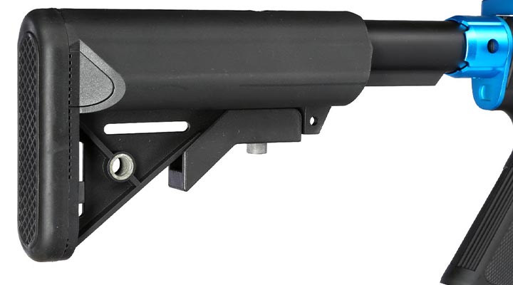 Cybergun Colt M4 Hornet Blue Fox Vollmetall Komplettset S-AEG 6mm BB schwarz Bild 9