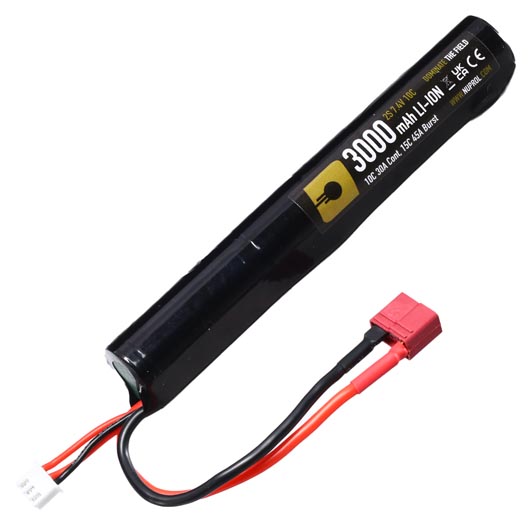 Nuprol Power Series Li-Ion Akku 7,4V 3000mAh 10C / 15C Stick-Type m. Deans Anschluss Bild 2