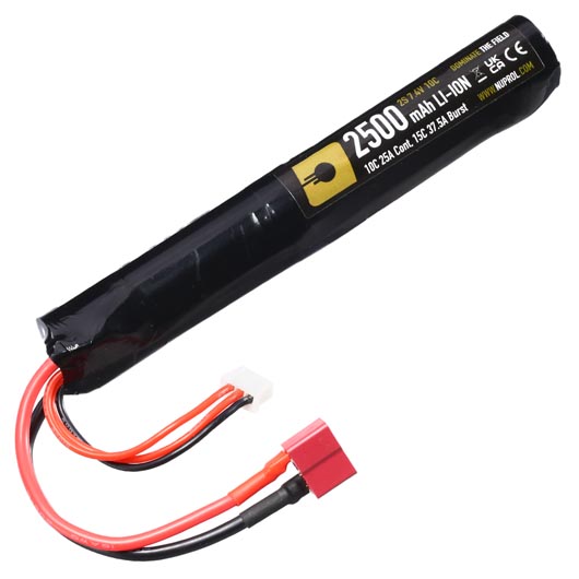 Nuprol Power Series Li-Ion Akku 7,4V 2500mAh 10C / 15C Stick-Type m. Deans Anschluss Bild 2