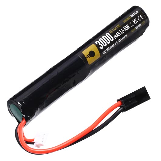 Nuprol Power Series Li-Ion Akku 7,4V 3000mAh 10C / 15C Stick-Type m. Mini-Tam Anschluss