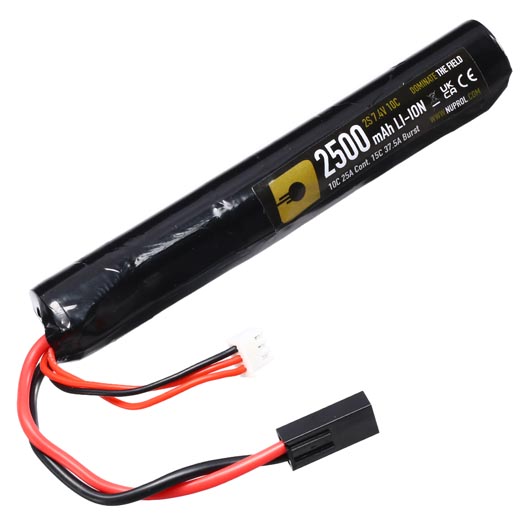 Nuprol Power Series Li-Ion Akku 7,4V 2500mAh 10C / 15C Stick-Type m. Mini-Tam Anschluss Bild 2