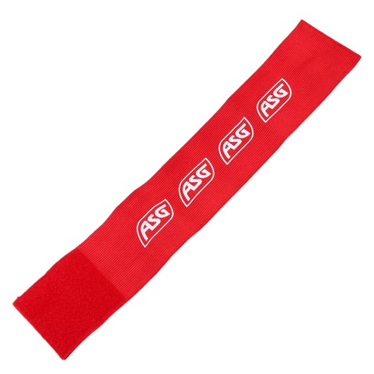 ASG Team Armband mit Klettverschluss dehnbar rot - 1 Stck Bild 3