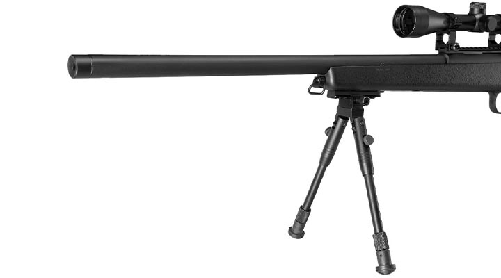 Double Bell VSR-10 Bolt Action Snipergewehr inkl. Zweibein / Zielfernrohr Springer 6mm BB schwarz Bild 6