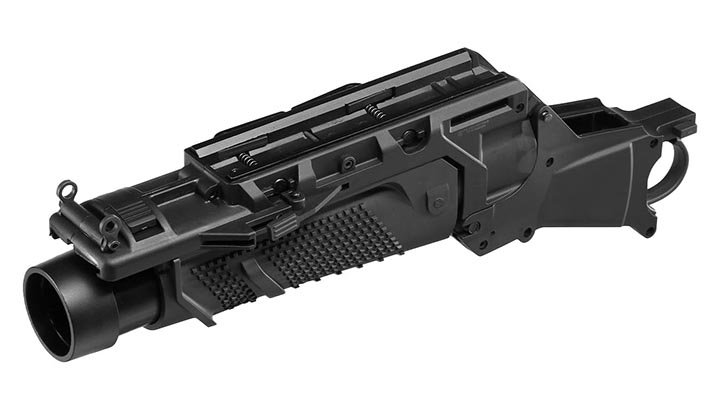 Cyma EGLM 40mm Granatwerfer f. SCAR-L / MK16 Airsoftgewehre schwarz