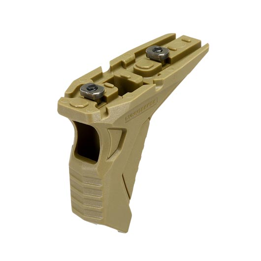 Strike Industries KeyMod / M-LOK Link Angled Hand Stop Polymer Frontgriff Flat Dark Earth