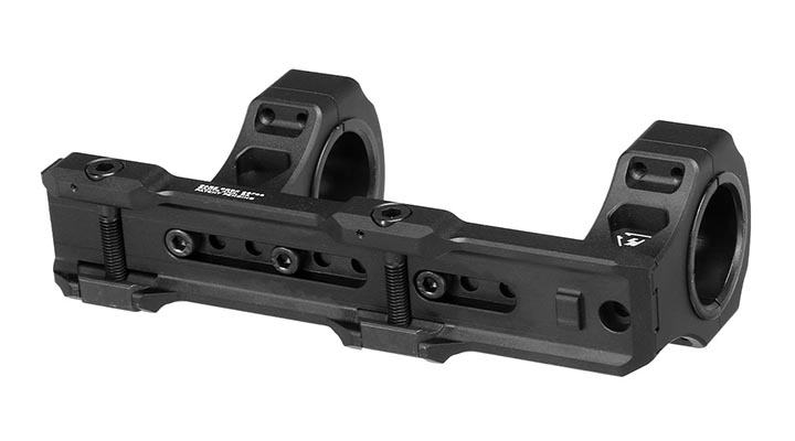 Strike Industries CNC 7250 Aluminium ASM Adjustable Scope Mount zweiteilig f. 20 - 22mm Schienen schwarz Bild 8