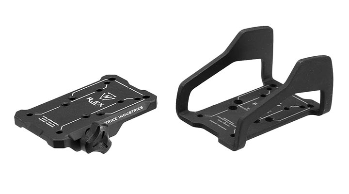 Strike Industries Aluminium / Stahl REX Universal Reflex Exoskelett f. Reflex-Optiken f. 20 - 22mm Schienen schwarz Bild 1