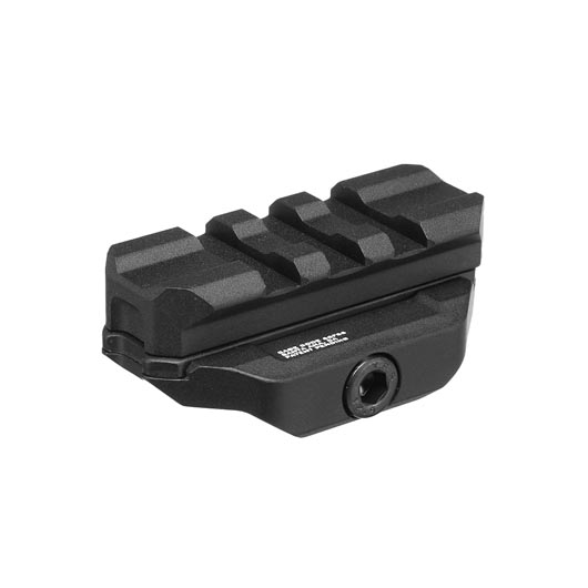 Strike Industries Aluminium REX Riser Mount dreiteilig f. 20 - 22 mm Schienen schwarz Bild 1