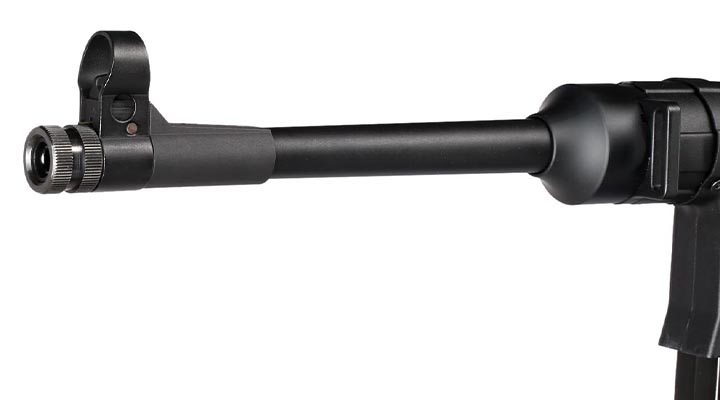 SRC MP41 Maschinenpistole Vollmetall CO2 BlowBack 6mm BB schwarz - Echtholz-Version Bild 5