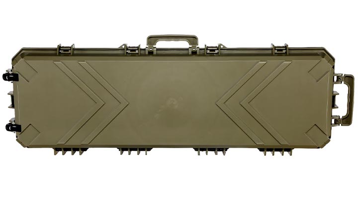 Versandrcklufer SRC Sniper Hard Case Waffenkoffer / Trolley 115 x 40 x 16 cm Waben-Schaumstoff Desert Tan Bild 3