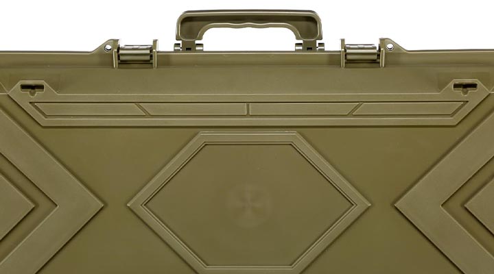 SRC Sniper Hard Case Waffenkoffer / Trolley 115 x 40 x 16 cm Waben-Schaumstoff Desert Tan Bild 9