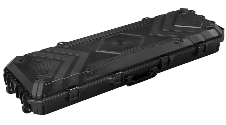 SRC Sniper Hard Case Waffenkoffer / Trolley 115 x 40 x 16 cm Waben-Schaumstoff schwarz