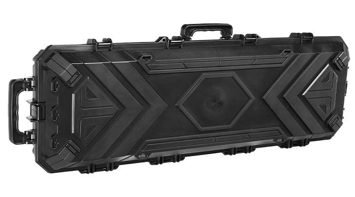 SRC Sniper Hard Case Waffenkoffer / Trolley 115 x 40 x 16 cm Waben-Schaumstoff schwarz Bild 1