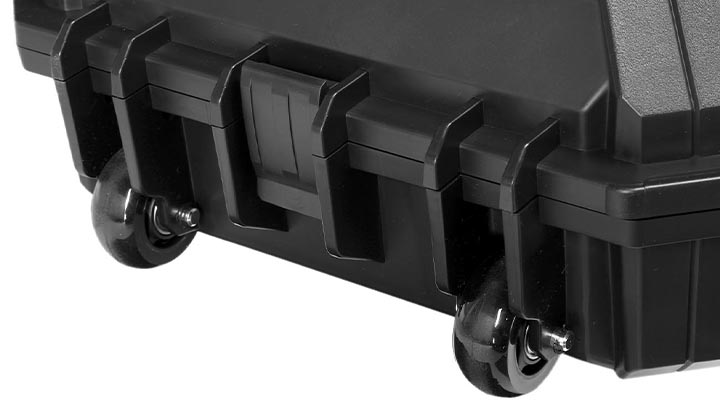 SRC Sniper Hard Case Waffenkoffer / Trolley 115 x 40 x 16 cm Waben-Schaumstoff schwarz Bild 7