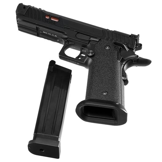 Double Bell Hi-Capa 4.3 Black Viper Airsoftpistole Vollmetall GBB 6mm BB schwarz / kupfer inkl. Pistolenkoffer Bild 6