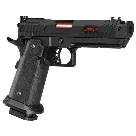 Double Bell Hi-Capa 4.3 Black Viper Airsoftpistole Vollmetall GBB 6mm BB schwarz / kupfer inkl. Pistolenkoffer Bild 7