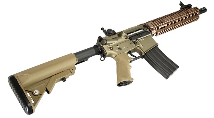 Double Bell MK18 MOD1 Professional Line Vollmetall S-AEG 6mm BB Bronze-Tan Bild 5