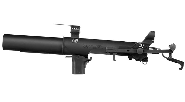 VFC Colt XM148 40mm Granatwerfer Vollmetall f. VFC XM177E2 / M16A1 GBB schwarz Bild 2